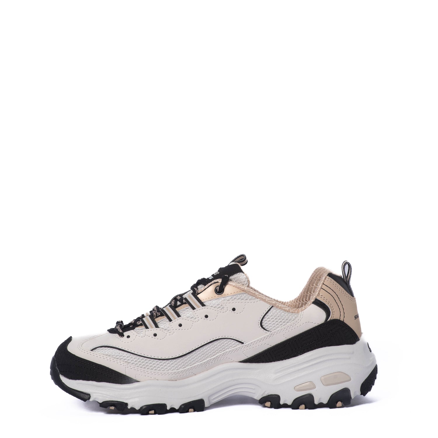 Tenis Skechers D'lites Retro Rewind Natural/Black