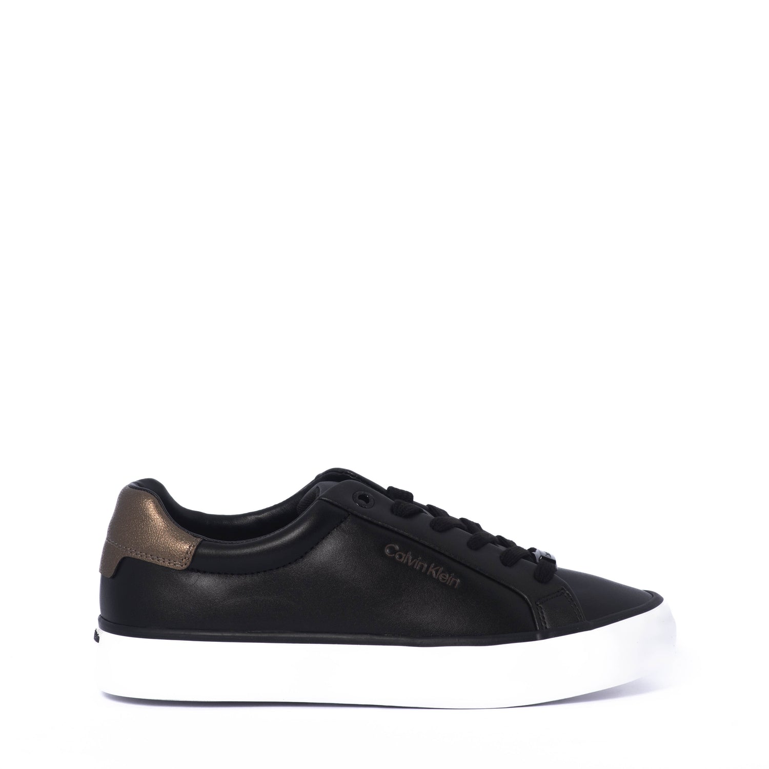 Tenis Calvin Klein Vulc Lace Up Saff Fox W/Met Bt