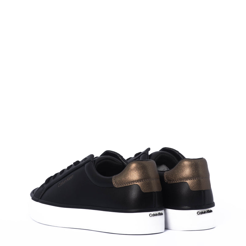 Tenis Calvin Klein Vulc Lace Up Saff Fox W/Met Bt