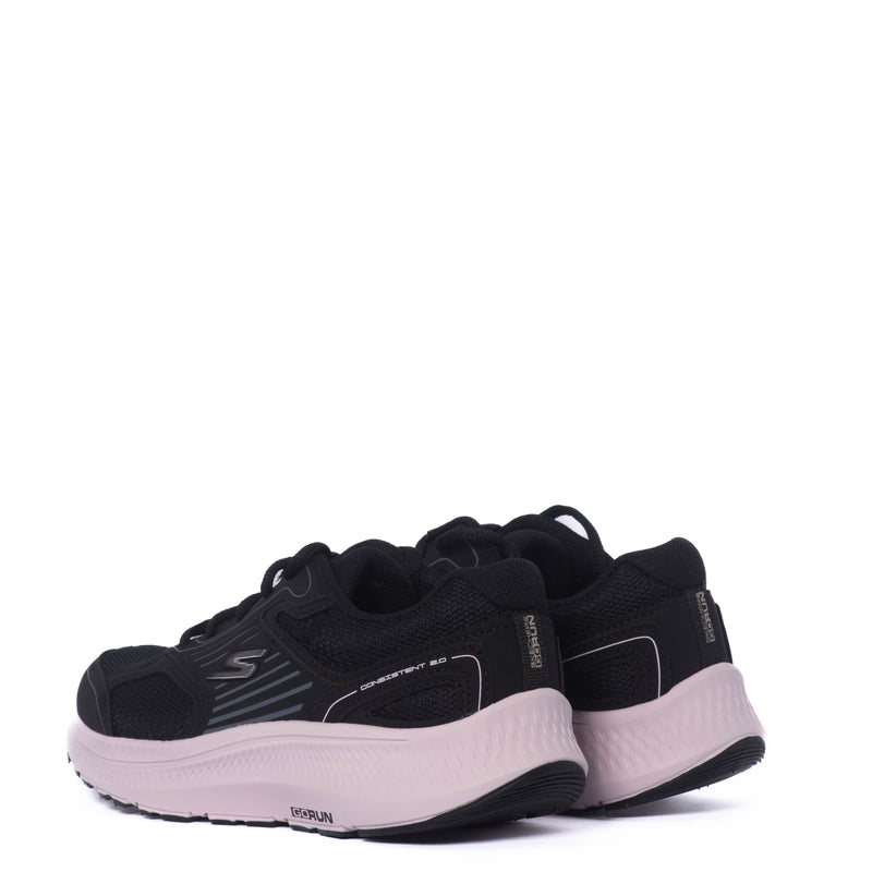 Tenis Skechers Kids Go Run Consistent 2.0 Promptitude Black/Rose Gold