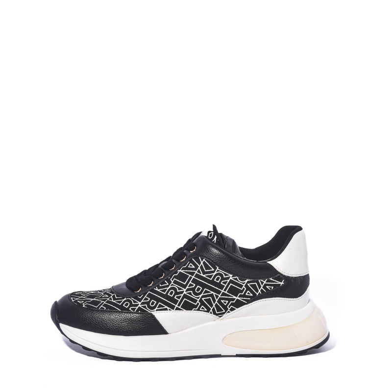 Tenis Karl Lagerfeld Paris Dallas Lace Up Sne Sft Wt/Blk