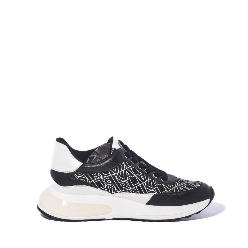 Tenis Karl Lagerfeld Paris Dallas Lace Up Sne Sft Wt/Blk