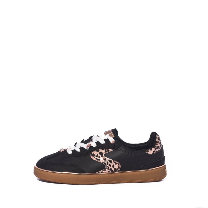 Tenis Skechers Kids Hotshot Leopard Fame Black Leopard