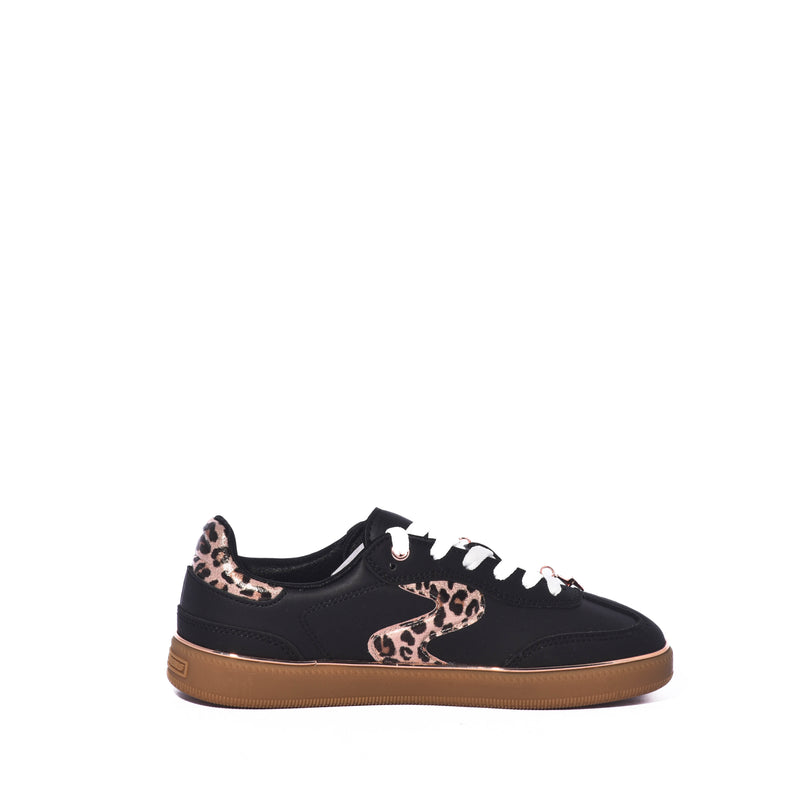 Tenis Skechers Kids Hotshot Leopard Fame Black Leopard