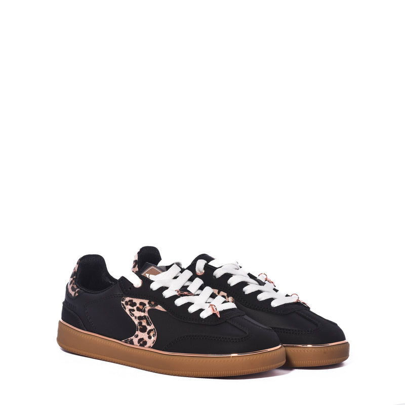 Tenis Skechers Kids Hotshot Leopard Fame Black Leopard