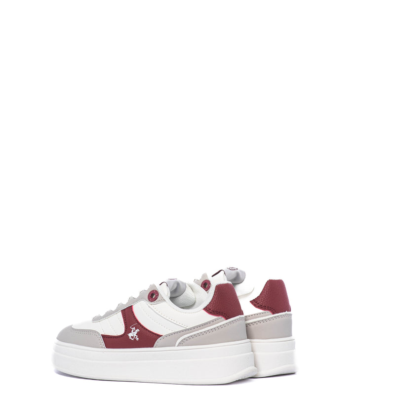 Tenis Beverly Hills Polo Club Kids Glam Grey Red