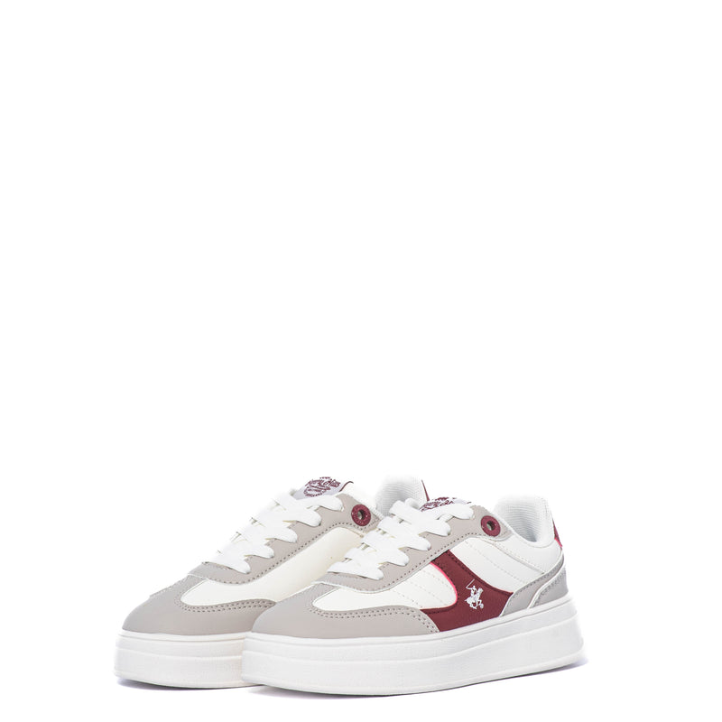 Tenis Beverly Hills Polo Club Kids Glam Grey Red