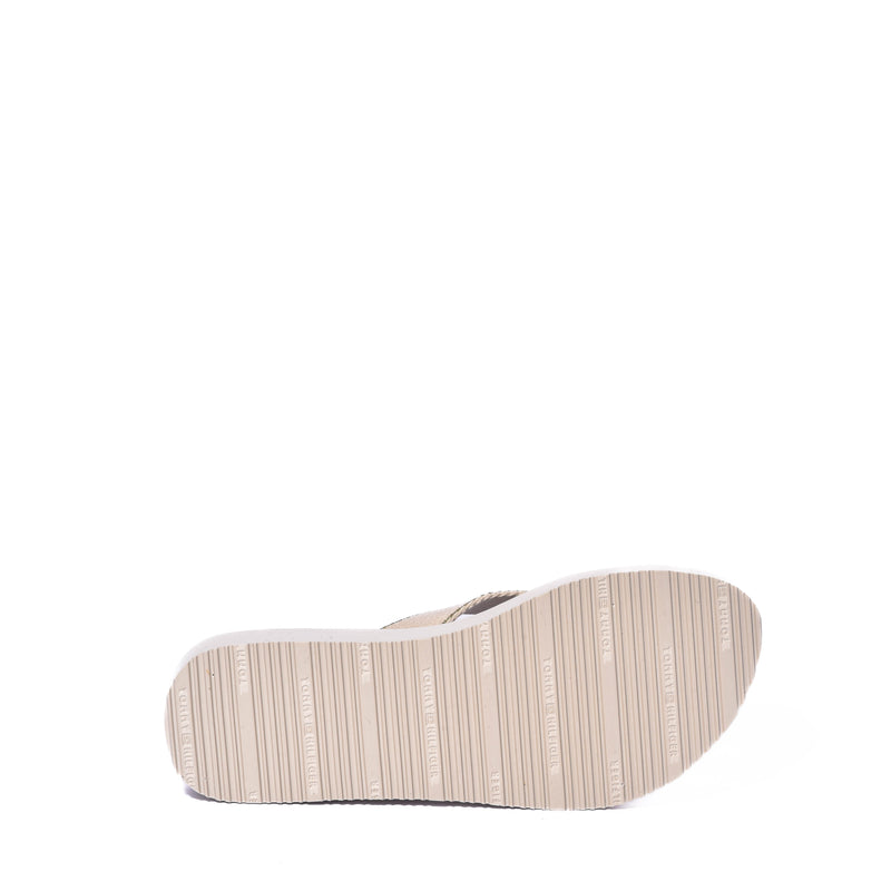 Chanclas Tommy Th Monogram Mid Wedge Sandal