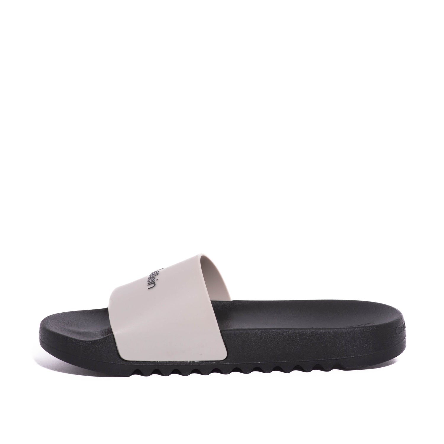 Chanclas Calvin Kelin Chunky Pool Slide Rub Moonstruck/Black