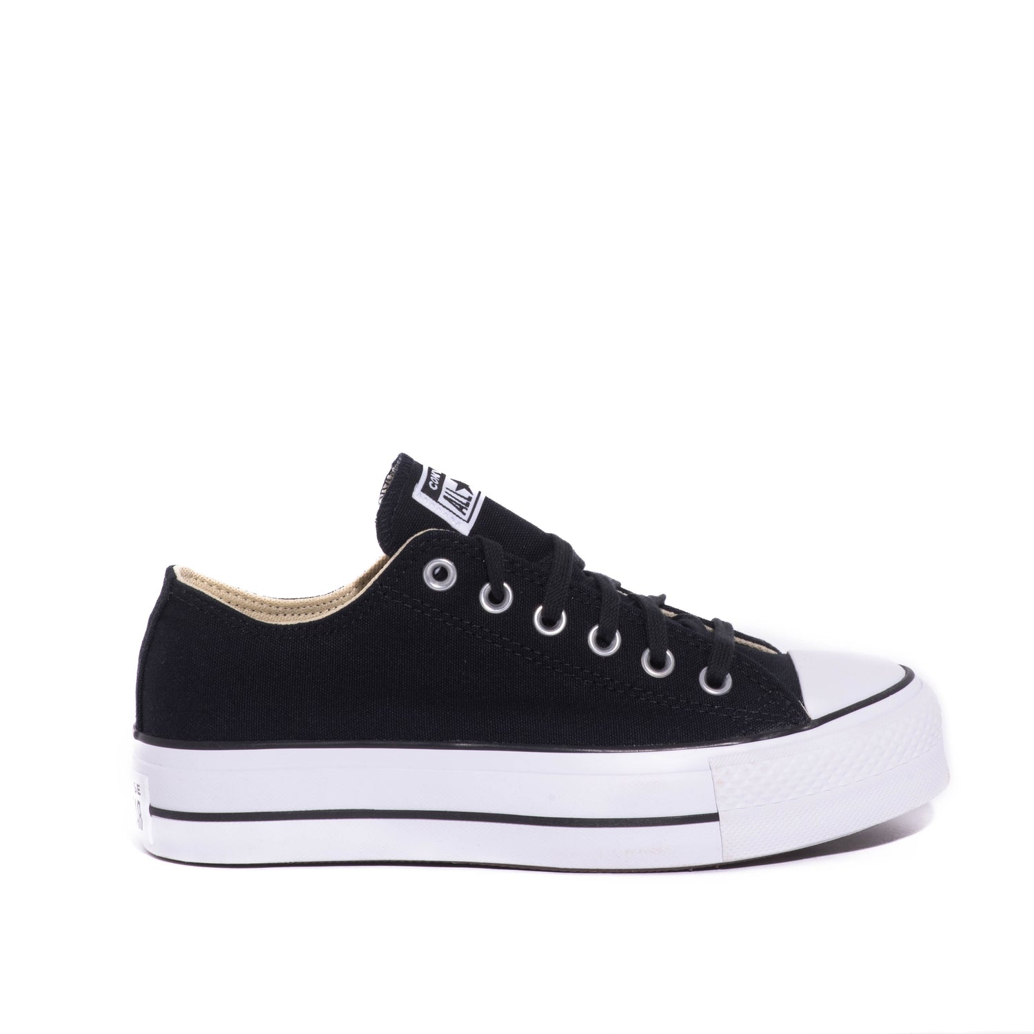 Tenis Converse Ctas Lift Ox Black/White/White