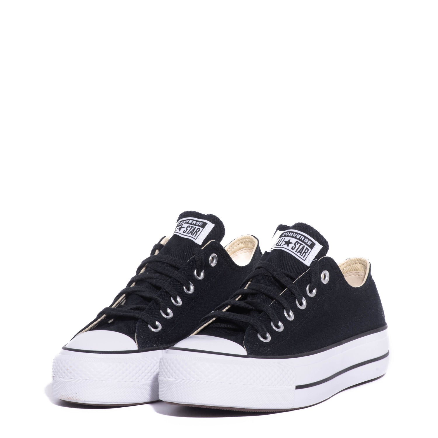 Tenis Converse Ctas Lift Ox Black/White/White