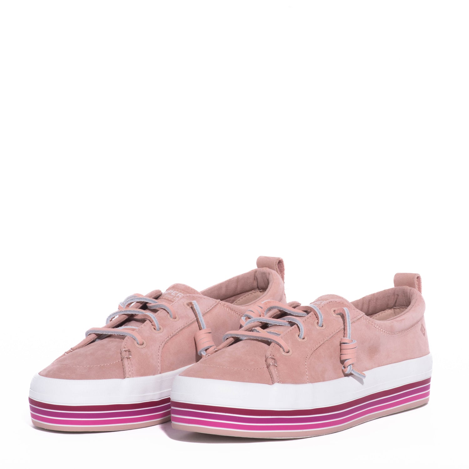 Tenis Sperry Crest Vibe Plat Stripe Pnk