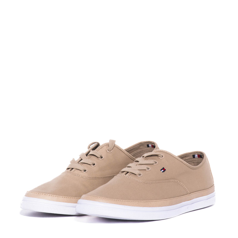 Tenis Tommy Essential Kesha Lace Sneaker  Sandalwood
