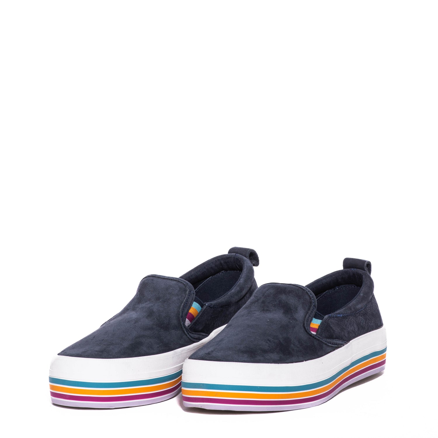 Tenis Sperry Crest Tg Plat Stripe Nvy