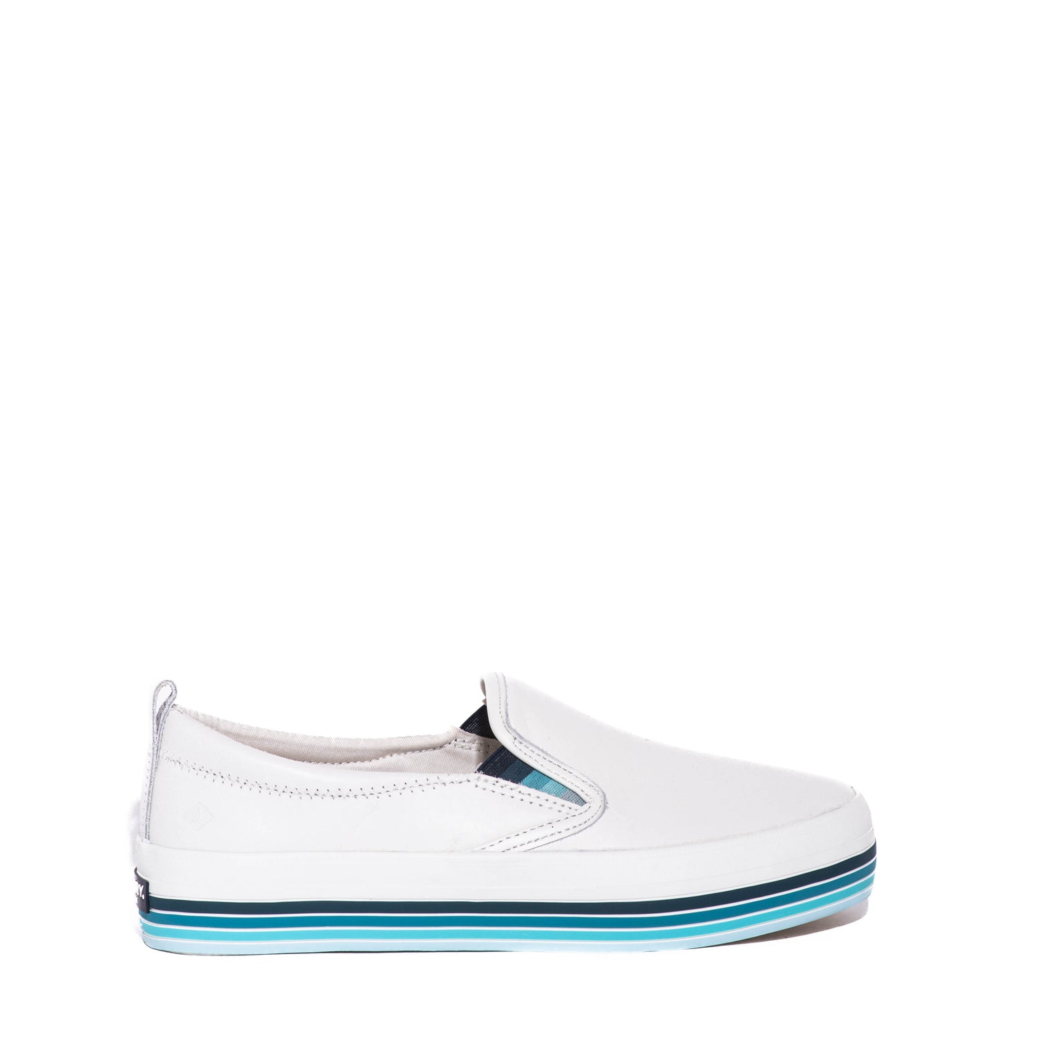 Tenis Sperry Crest TG Plat Stripe Wht