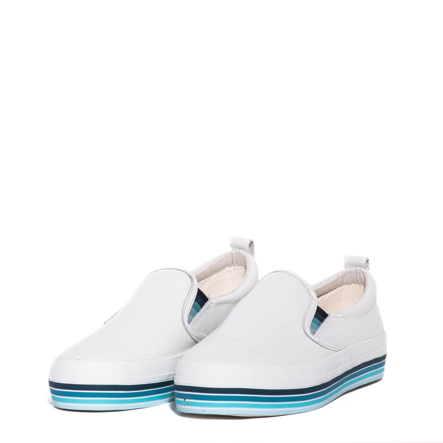 Tenis Sperry Crest TG Plat Stripe Wht