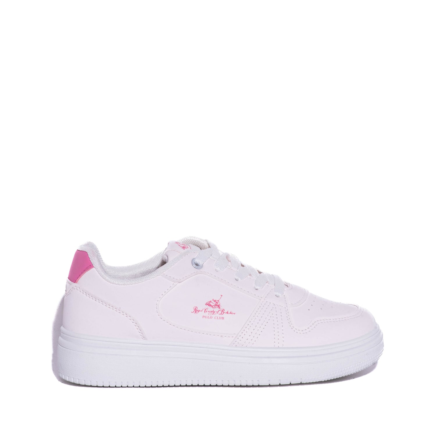 Tenis Royal County Of Bershire Polo Club Alejandra Off White/Pink