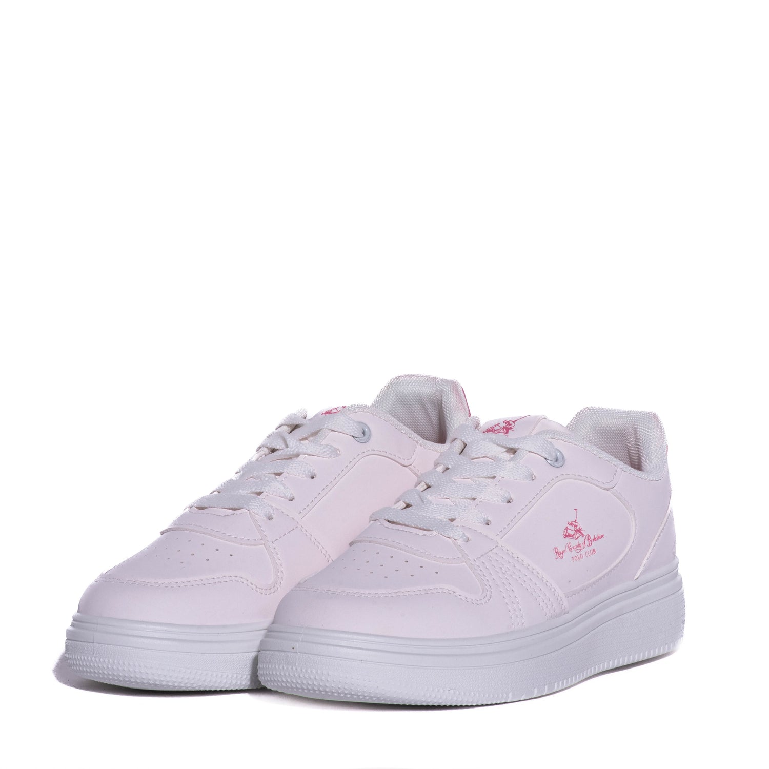 Tenis Royal County Of Bershire Polo Club Alejandra Off White/Pink