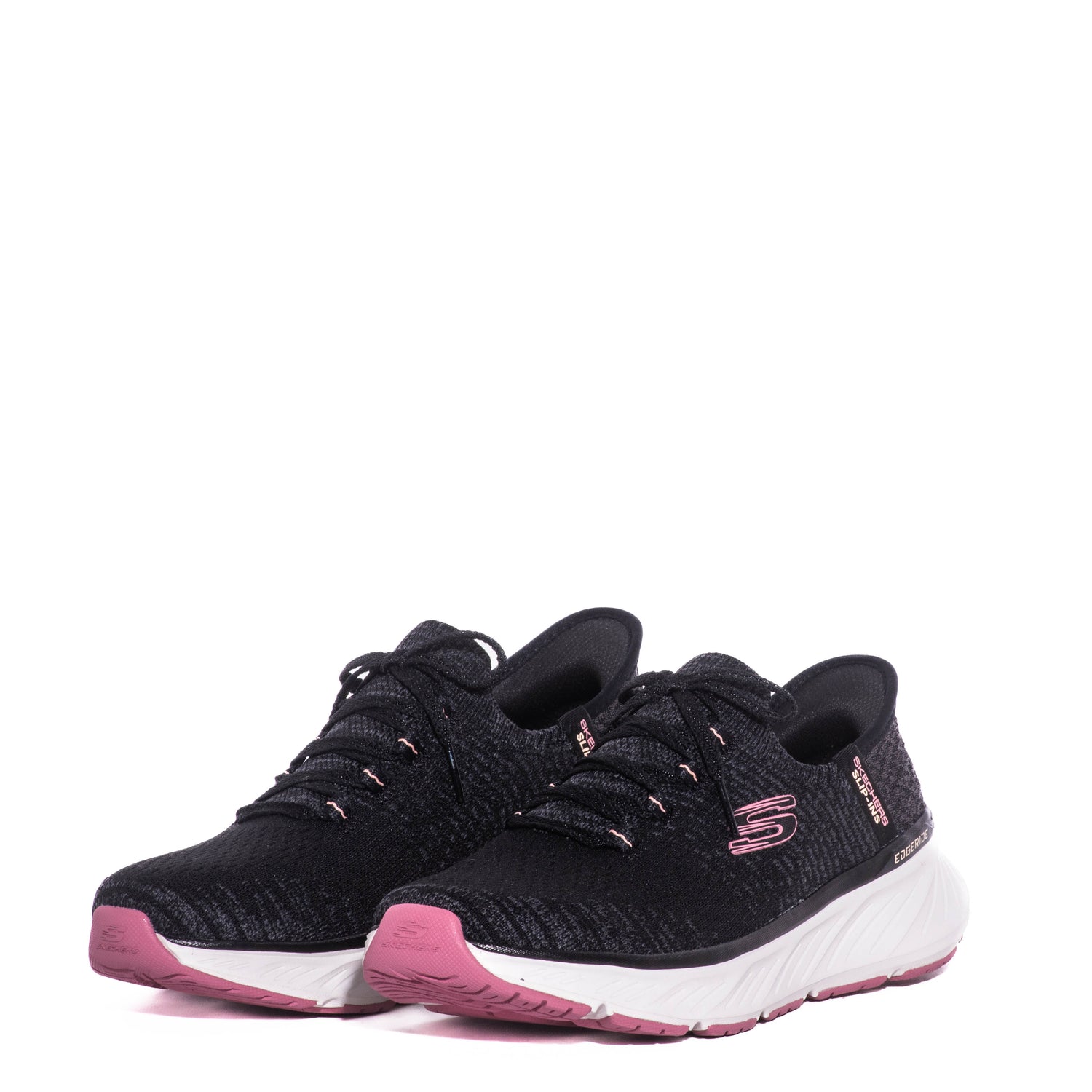 Tenis Skechers Edgeride Impression Black Pink