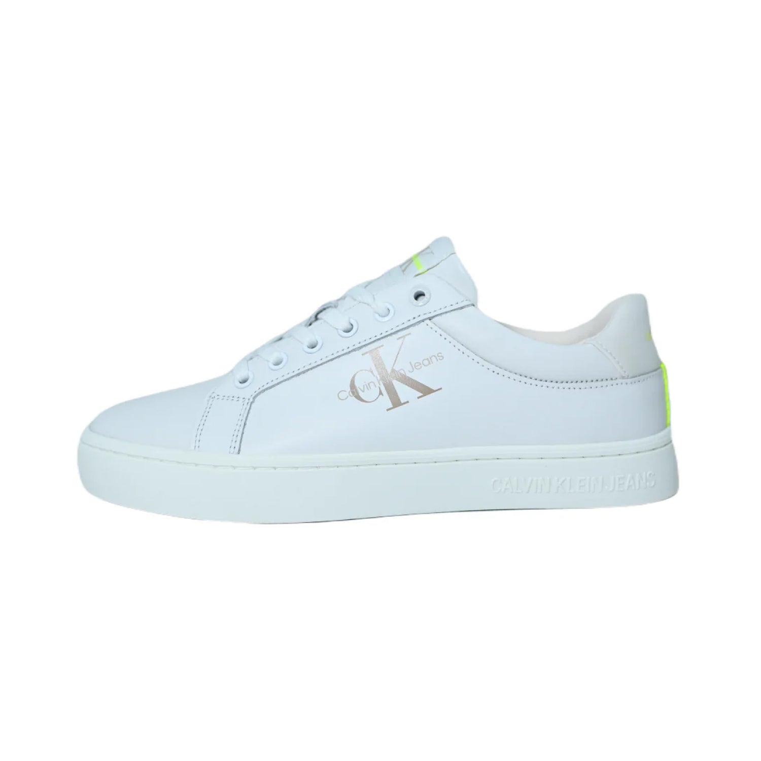 Tenis Calvin Klein Classic Cupsole Fluo Contrast White/Ancient White