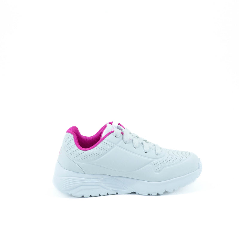 Tenis Skechers Kids Uno Lite In My Zone White/Pink