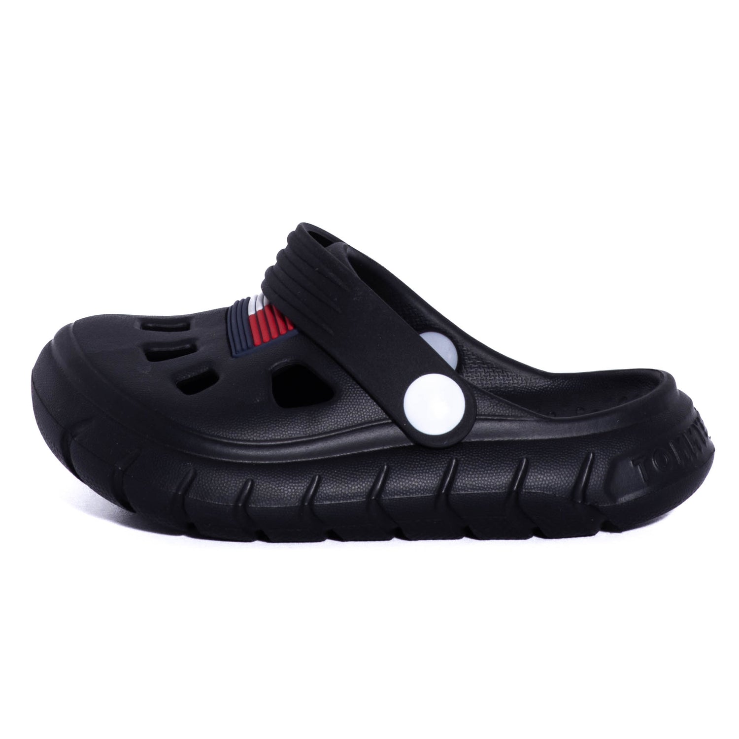 Chanclas Tommy Kids Flag Comfy Sandal Black