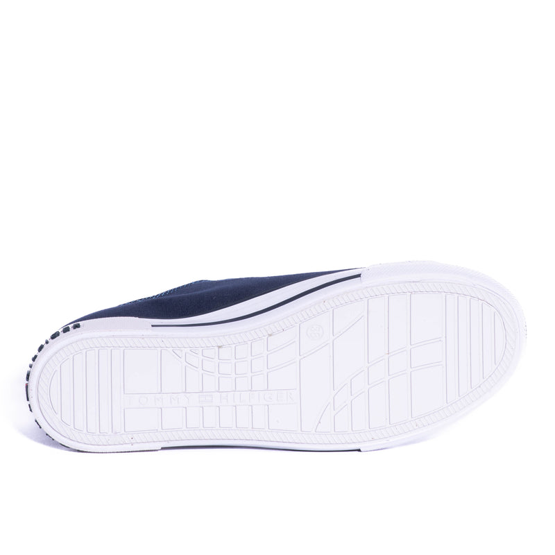 Tenis Tommy Kids Low Cutlace-Up  Sneaker/Blue