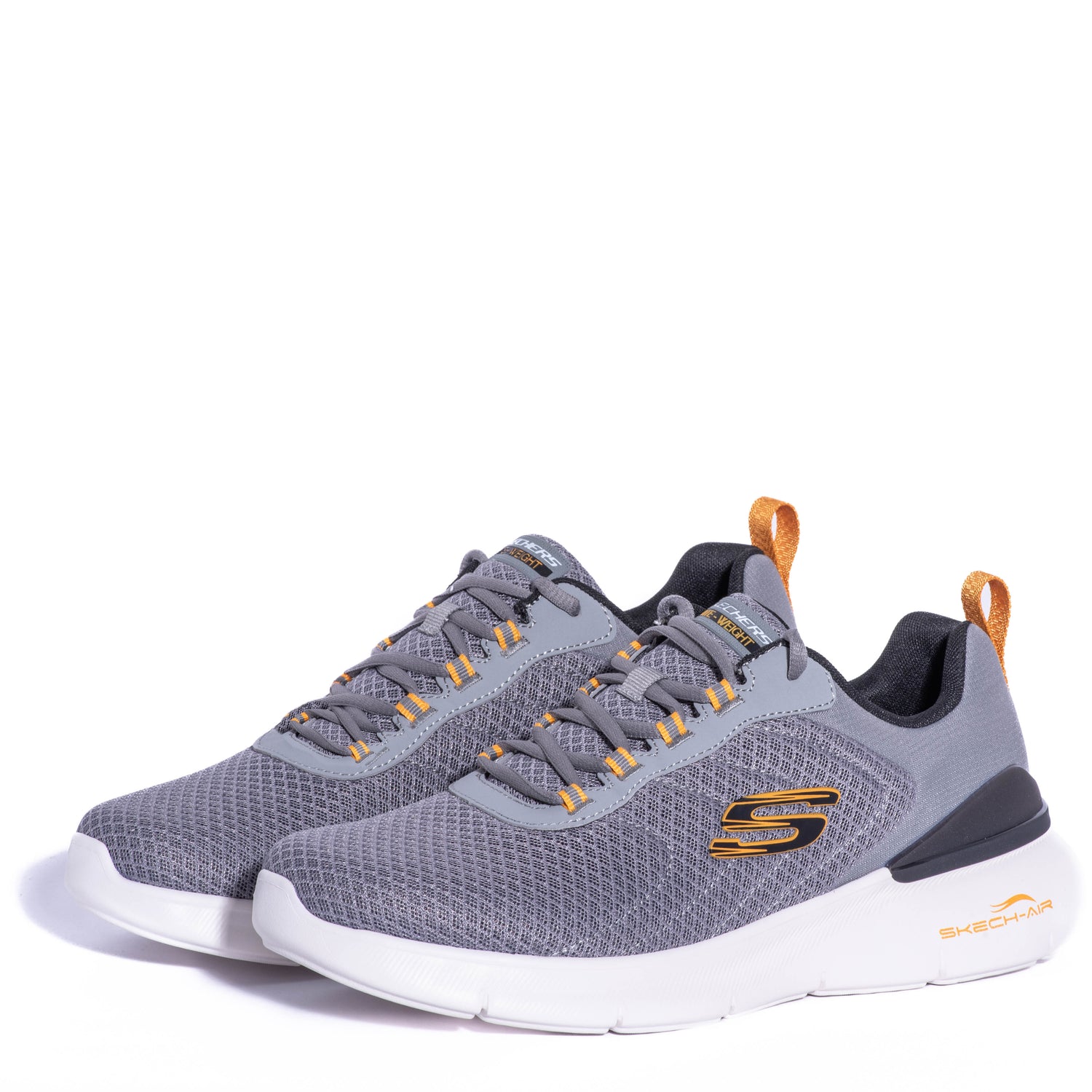 Tenis Skechers Skexh Air Dynamight 2 0-Durron Charcoal/Yellow