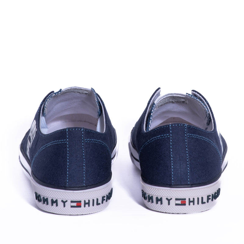 Tenis Tommy Kids Varsity Lowcut Lace-Up Sneaker Blue