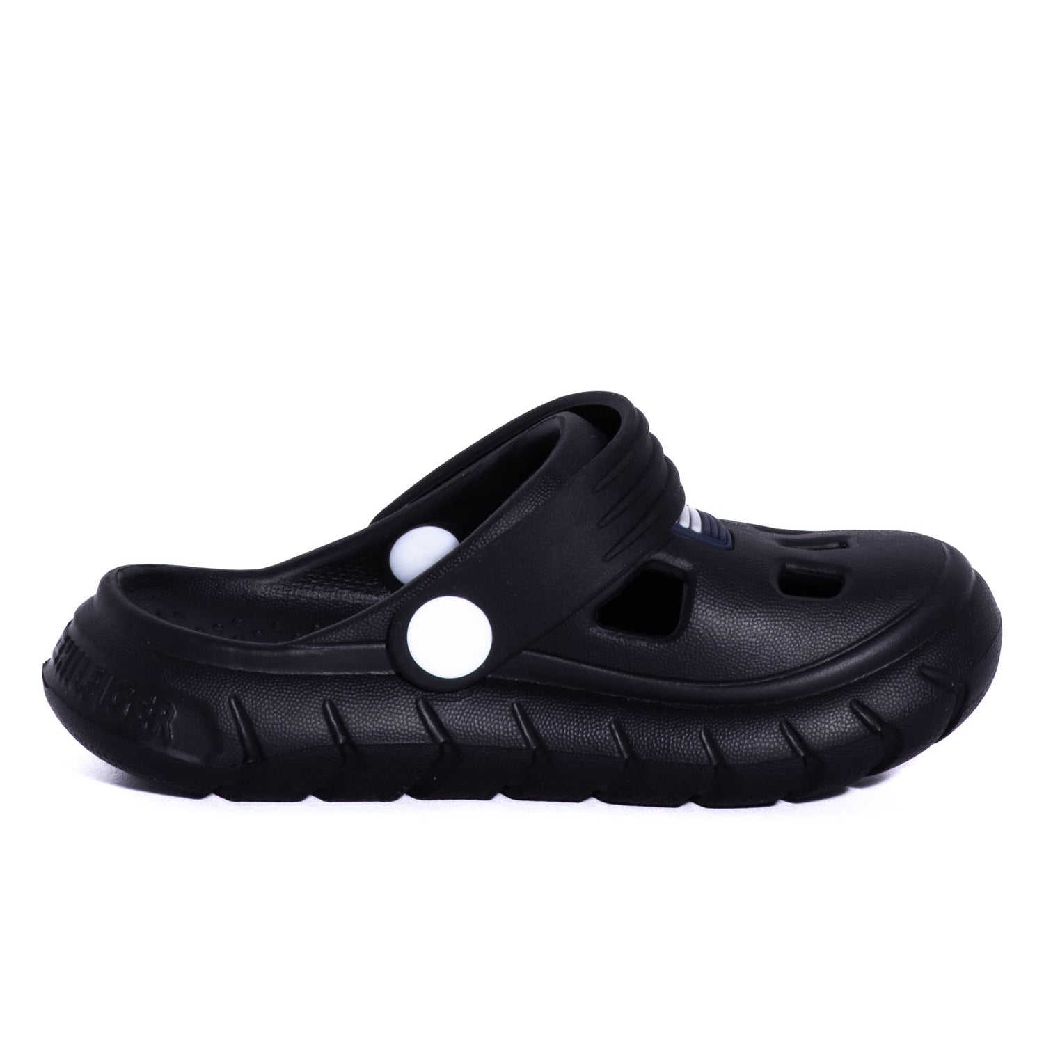 Chanclas Tommy Kids Flag Comfy Sandal Black
