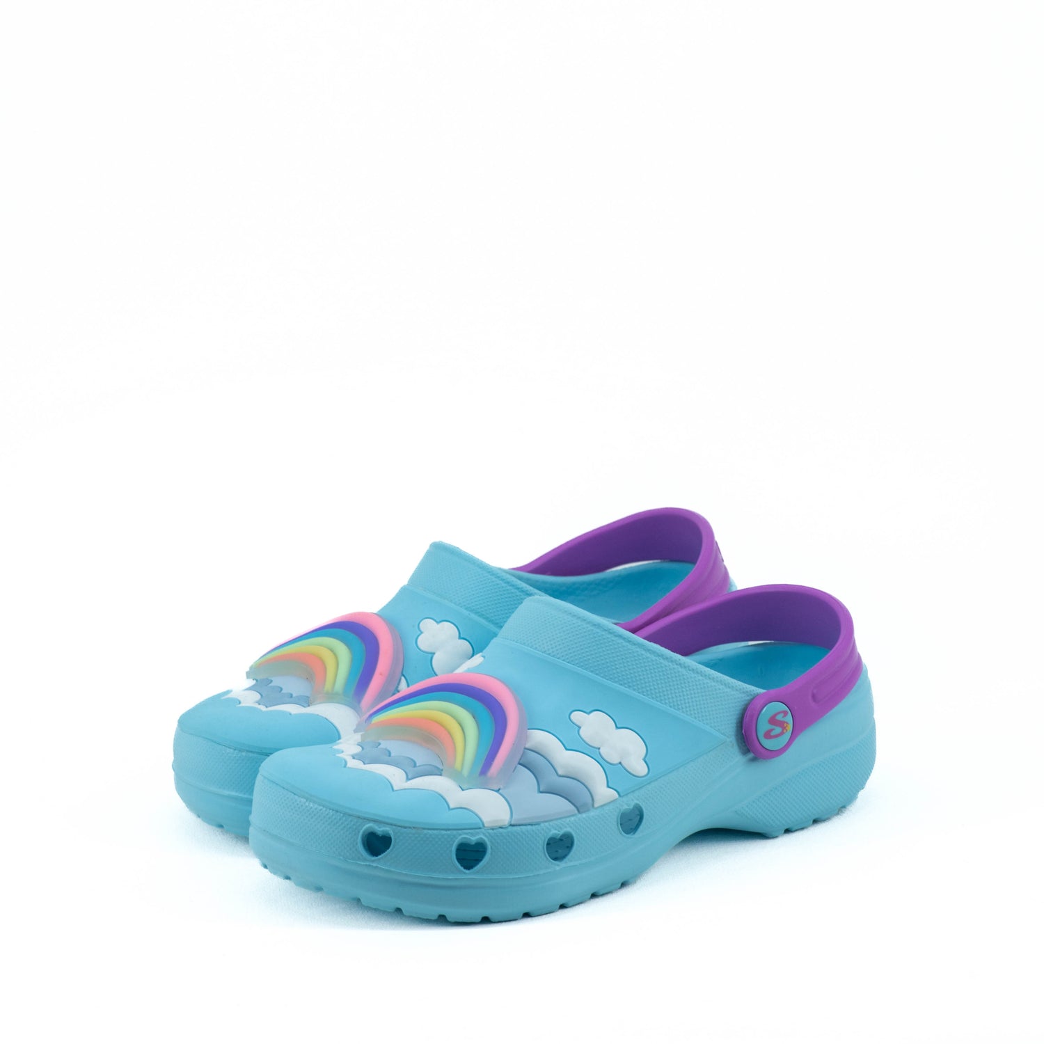 Chanclas Skechers Kids Slights Heart Charmer-Radiant Rainbow Blue/Multi