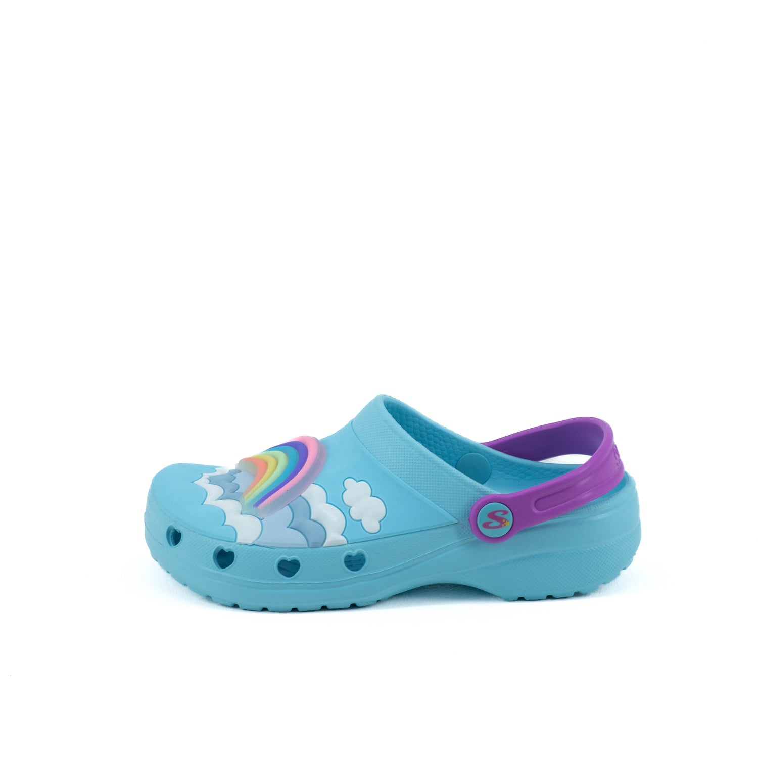 Chanclas Skechers Kids Slights Heart Charmer-Radiant Rainbow Blue/Multi