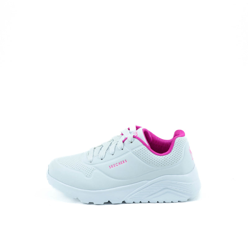 Tenis Skechers Kids Uno Lite In My Zone White/Pink