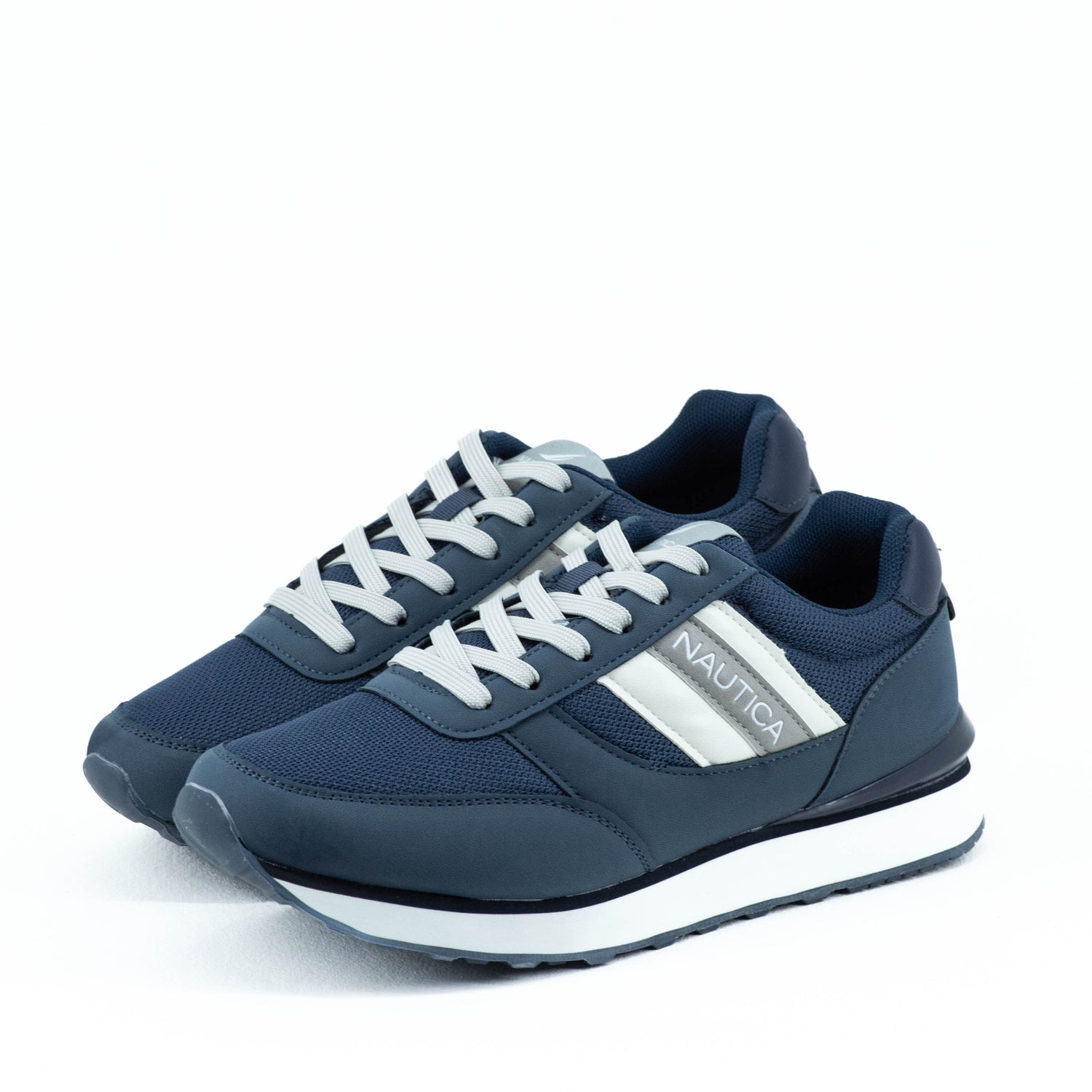 Tenis Nautica Outfall 3 Navy/White/Grey