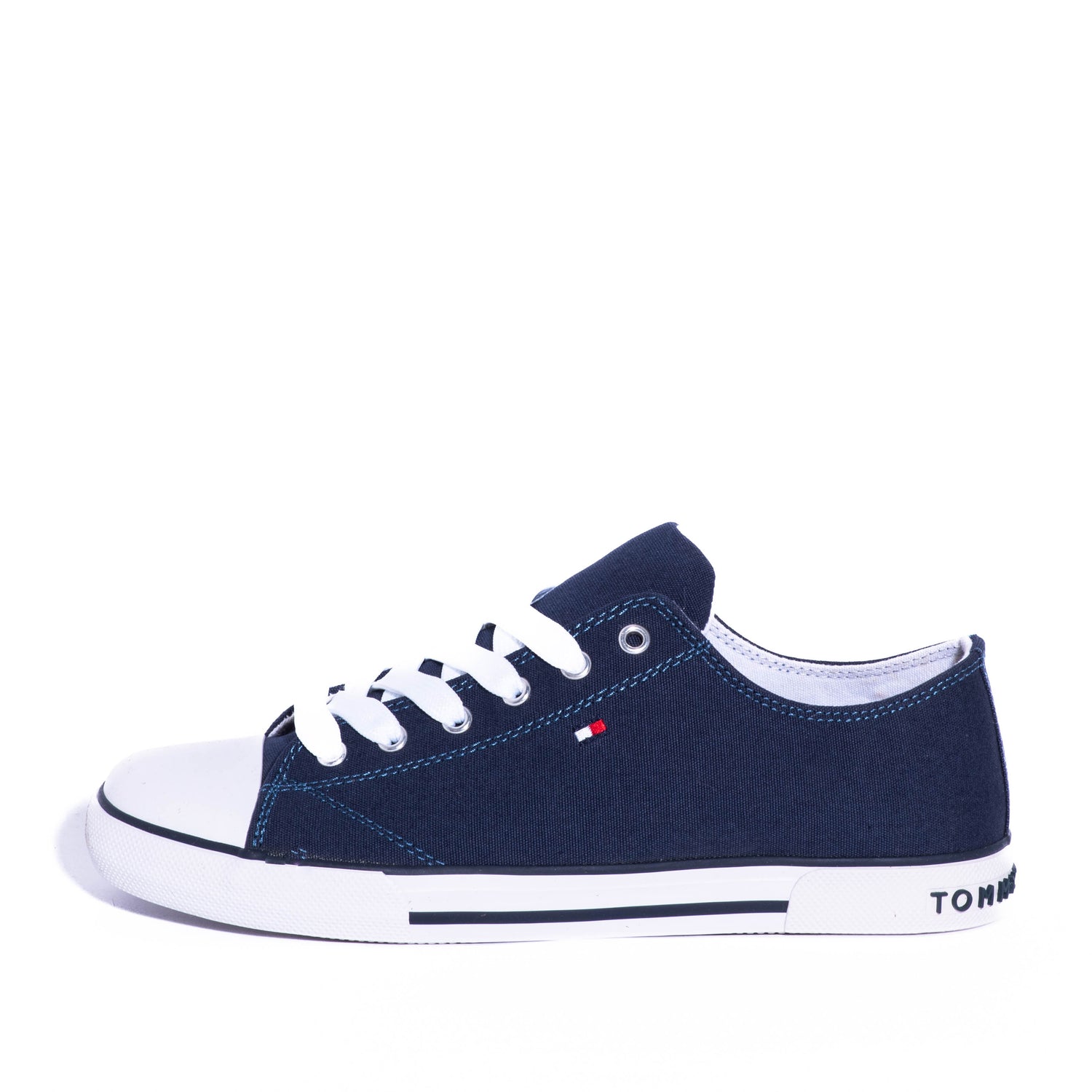 Tenis Tommy Kids Low Cutlace-Up  Sneaker/Blue
